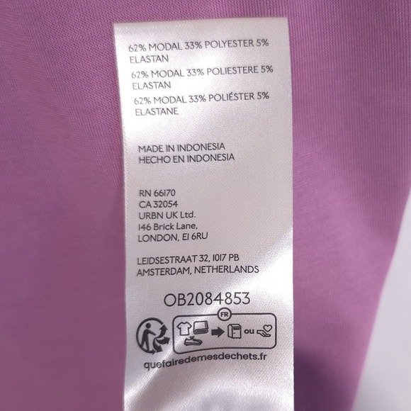 Anthropologie NEW Size M Turtleneck Ruched Midi Dress MAUVE Daily PRACTICE - Picture 14 of 15